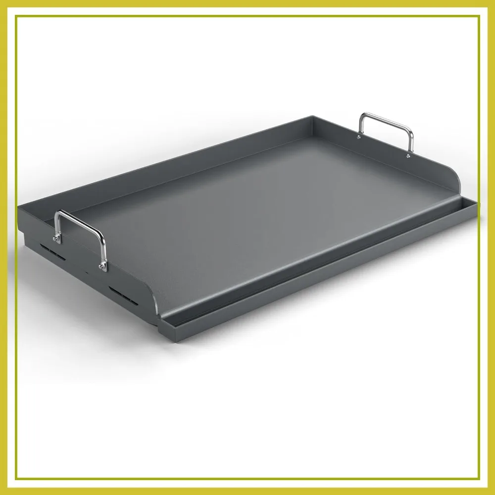 Heavy Duty Cast Iron Griddle 25x16 inch, 23lb, Oil Coated, Fits Gas/Charcoal/Electric Grills
Heavy Duty Cast Iron Griddle 25x16 inch, 23lb, Oil Coated, Fits Gas/Charcoal/Electric Grills