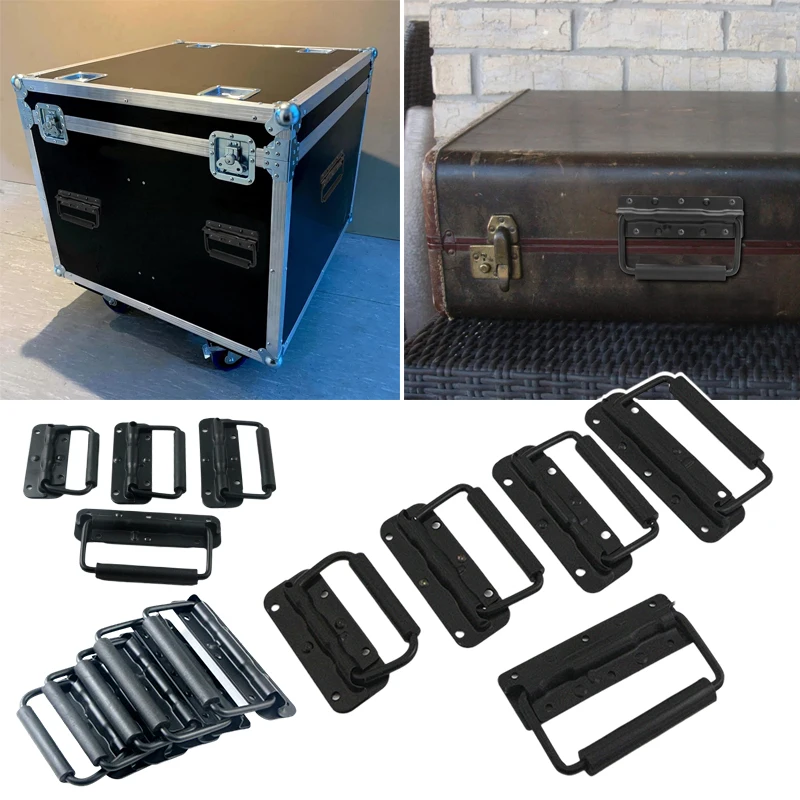 1Pcs Iron Material Spring Handle Black Luggage Spring Handle Folding Handletool Box Movable Ring Industrial Equipment Cabinet 
1Pcs Iron Material Spring Handle Black Luggage Spring Handle Folding Handletool Box Movable Ring Industrial Equipment Cabinet