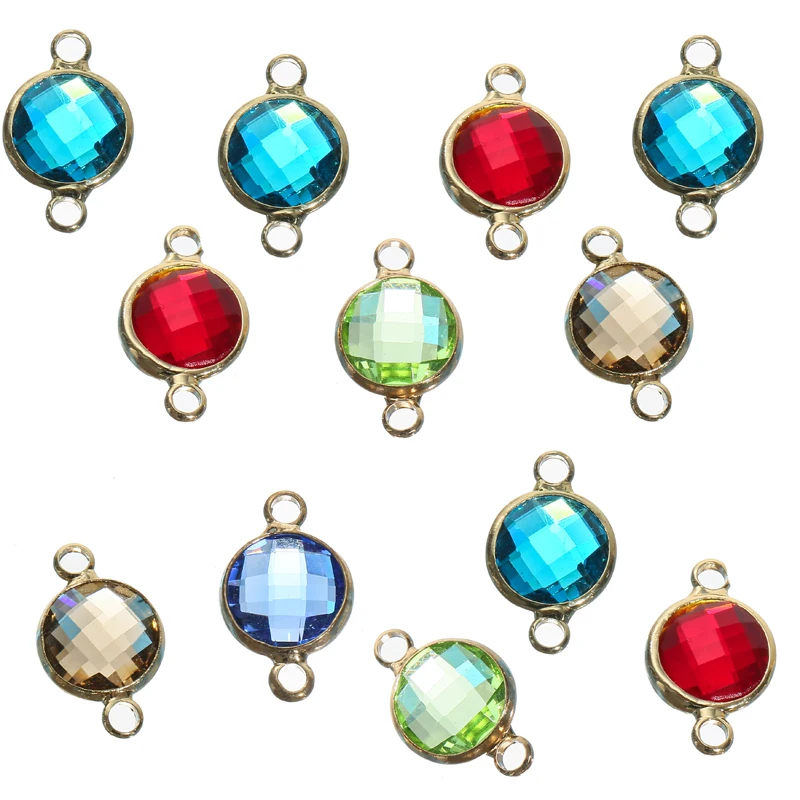 10pcs/lot Coloful Round Crystal Faceted Glass Pendants Connector DIY Necklace Earrings for Jewelry Making Accessories
10pcs/lot Coloful Round Crystal Faceted Glass Pendants Connector DIY Necklace Earrings for Jewelry Making Accessories