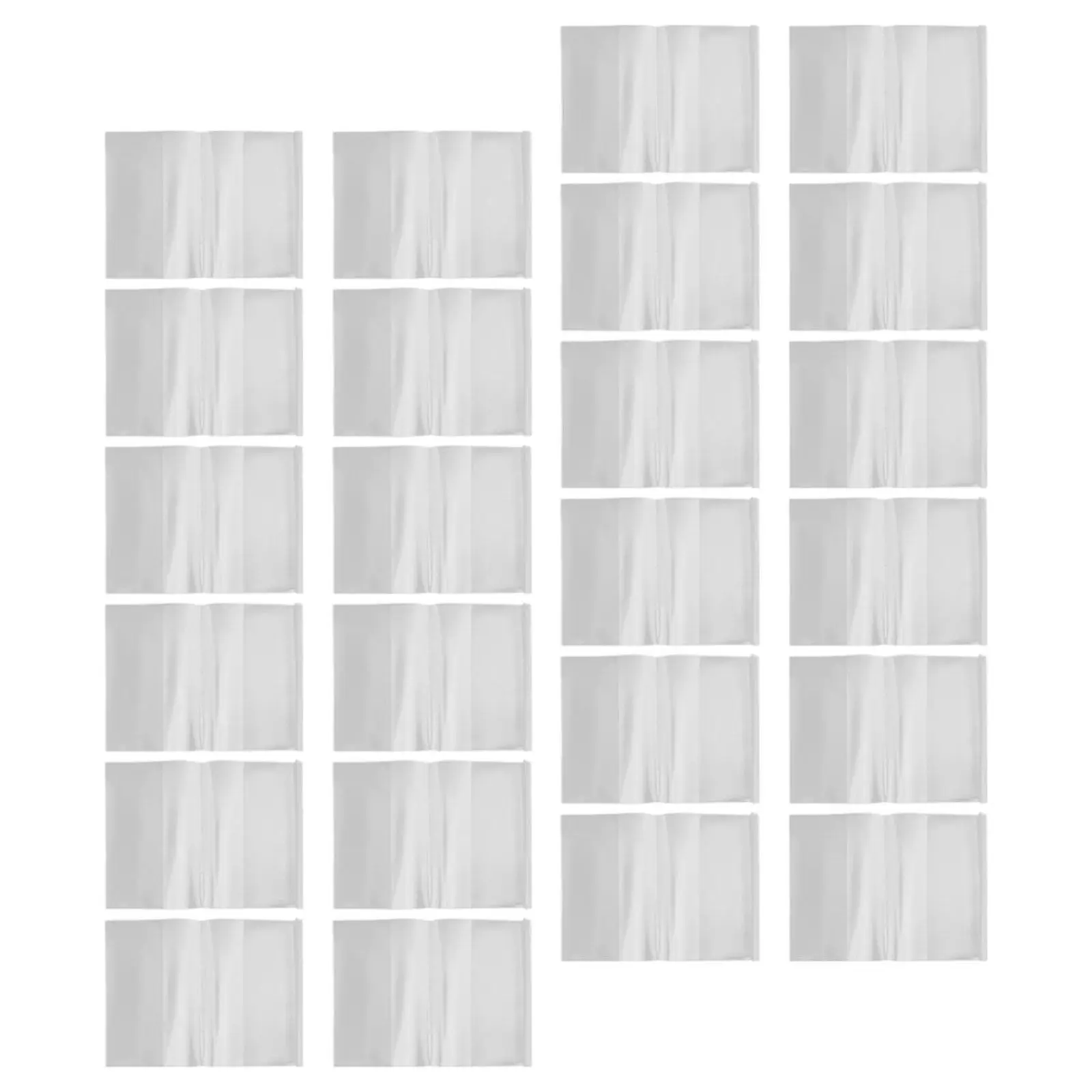 30Pcs Clear Book Sleeve Waterproof A4 Notebook Protector Transparent Plastic Document Sleeve School Book Cover Protective Jacket
30Pcs Clear Book Sleeve Waterproof A4 Notebook Protector Transparent Plastic Document Sleeve School Book Cover Protective Jacket