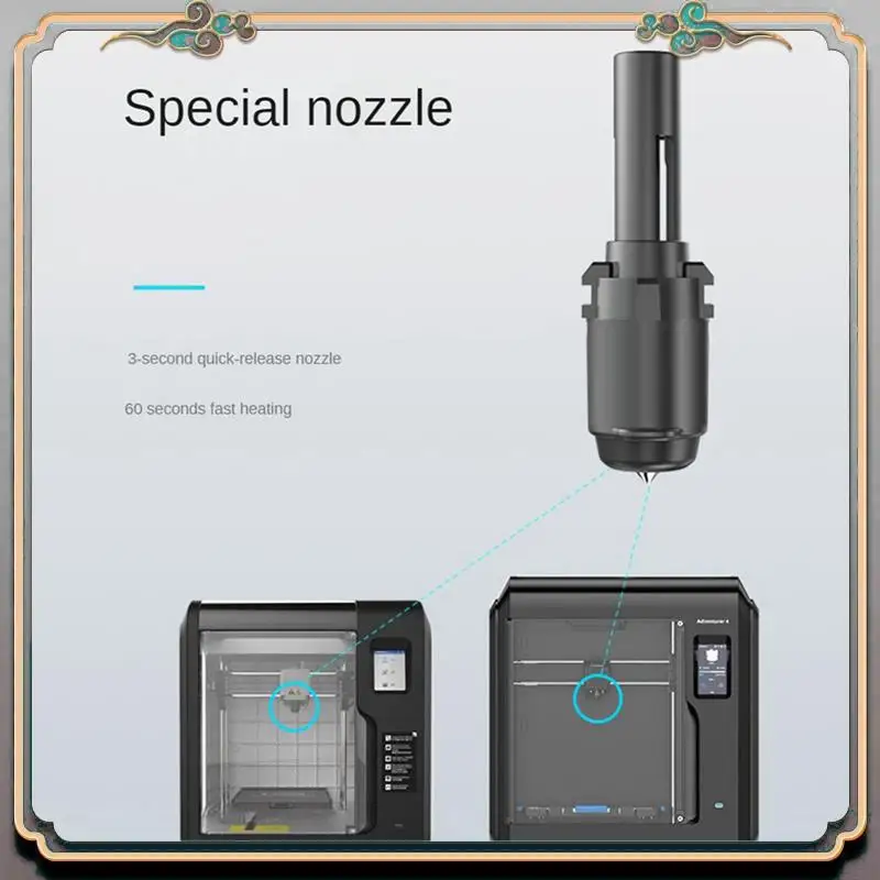 Durable 2Pcs 0.4Mm 265℃ Nozzle High Temp 3D Printer Nozzle Spare For Flashforge Adventurer 3 And Adventurer 4
Durable 2Pcs 0.4Mm 265℃ Nozzle High Temp 3D Printer Nozzle Spare For Flashforge Adventurer 3 And Adventurer 4