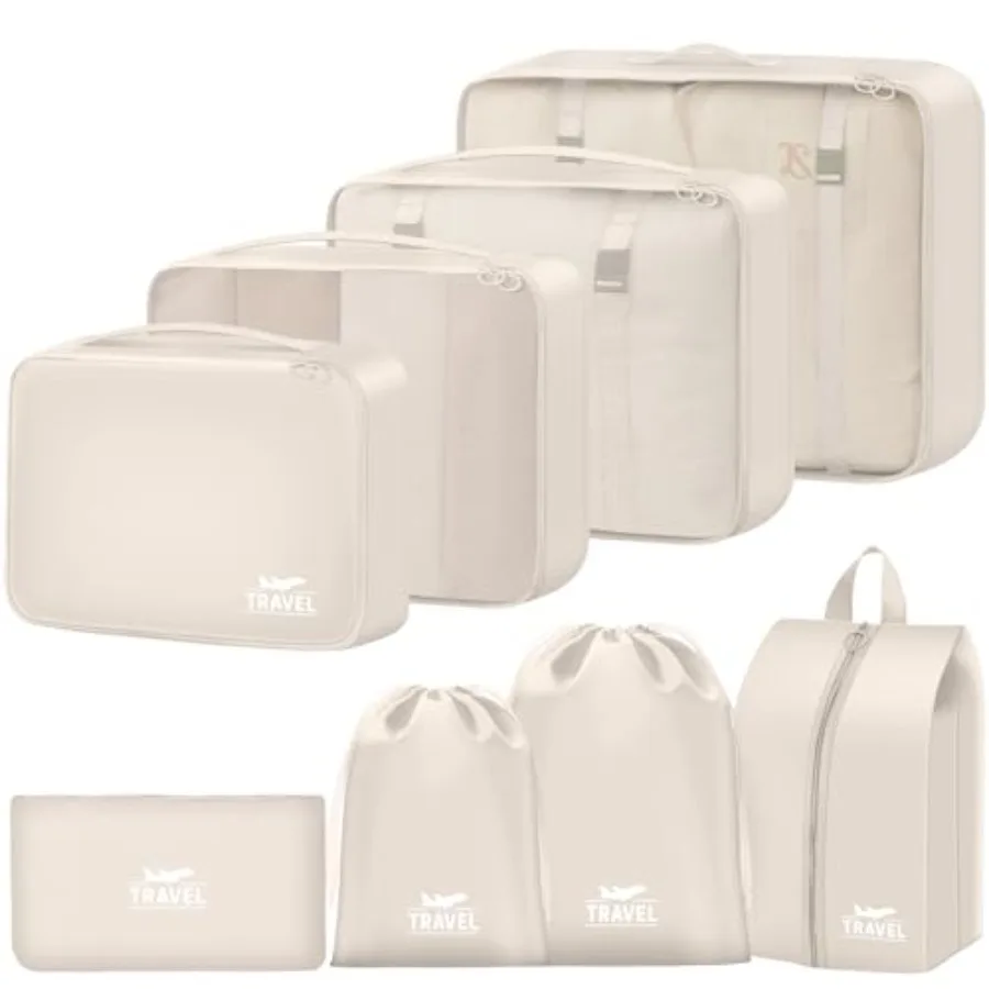 Набор из 8 упаковочных кубиков для путешествий, органайзеры для чемоданов, набор для упаковки багажа, аксессуары для путешествий, подарки для женщин
Набор из 8 упаковочных кубиков для путешествий, органайзеры для чемоданов, набор для упаковки багажа, аксессуары для путешествий, подарки для женщин