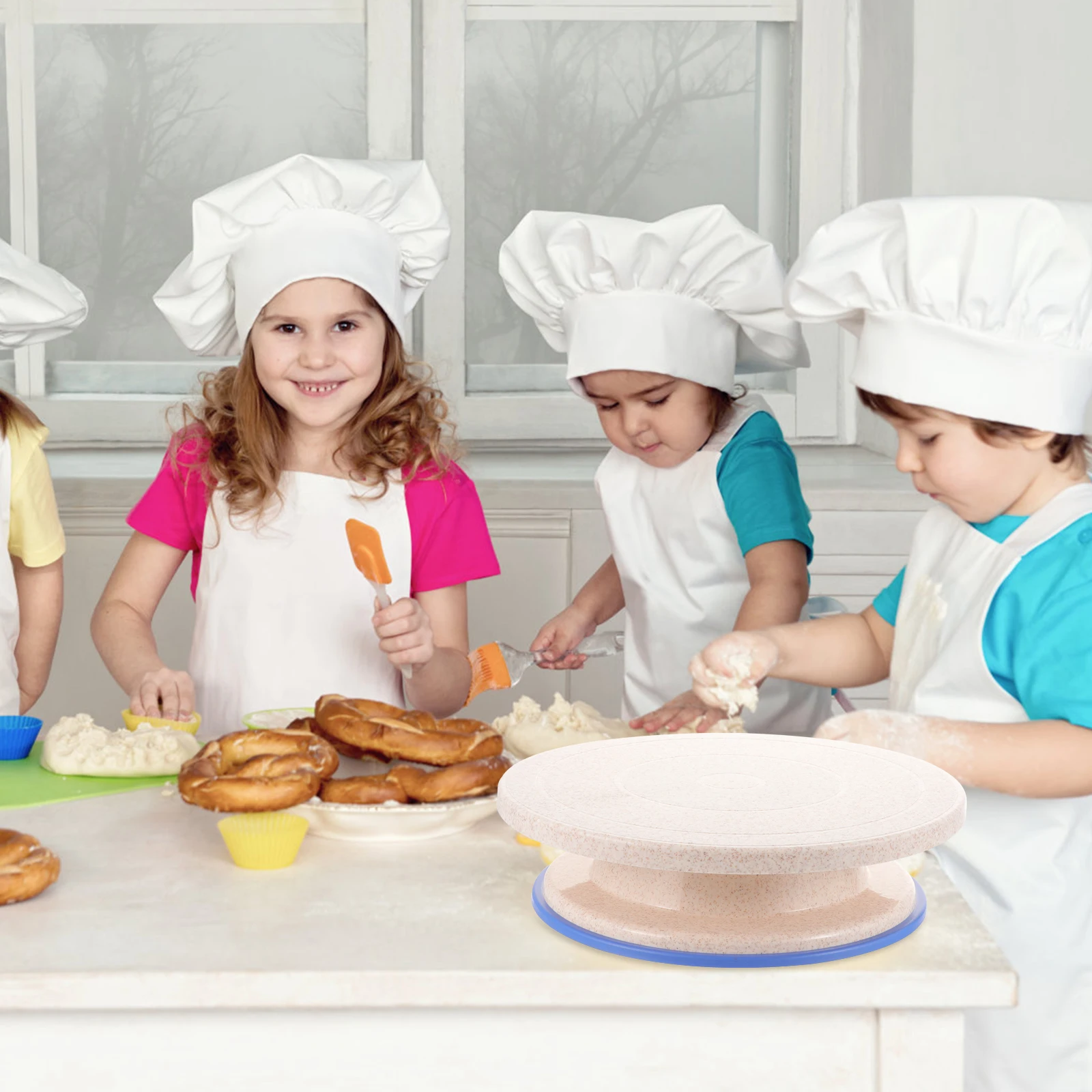 Baking Turntable Decorating Cake Decoration Tool Tool 360 Degree Revolving St Dessert Maker Stable Base Easy Clean
Baking Turntable Decorating Cake Decoration Tool Tool 360 Degree Revolving St Dessert Maker Stable Base Easy Clean
