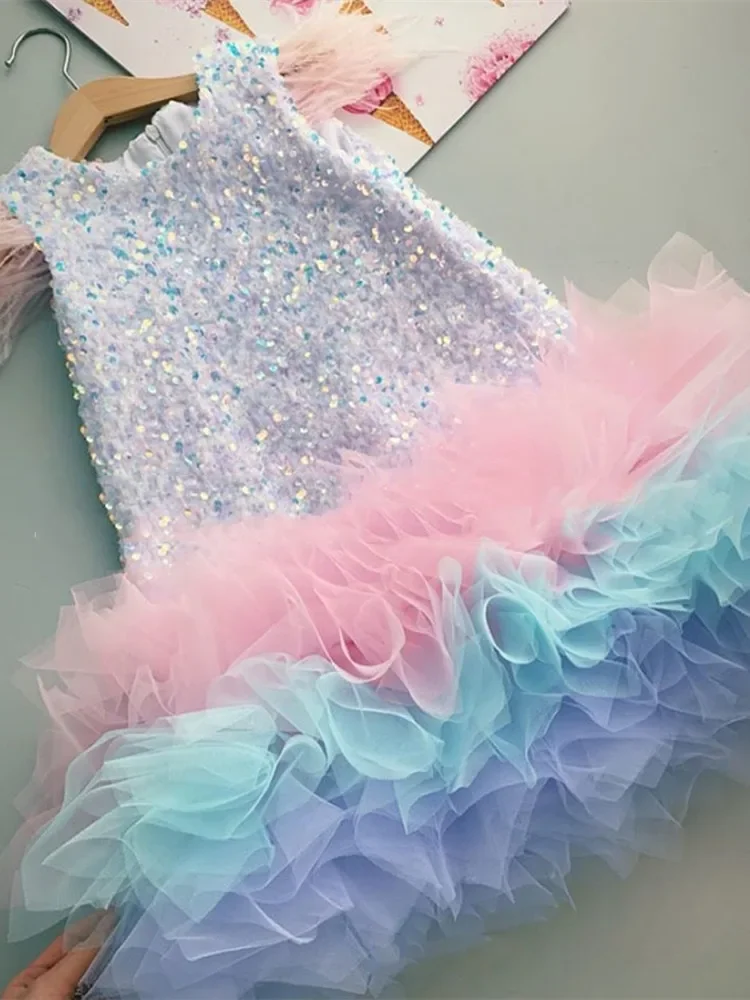 Kids Bridesmaid Pink Dress Girl Wedding Elegant Ball Gowns Teenage Birthday Party Wear Dresses Children Feather Sequins Vestidos
Kids Bridesmaid Pink Dress Girl Wedding Elegant Ball Gowns Teenage Birthday Party Wear Dresses Children Feather Sequins Vestidos