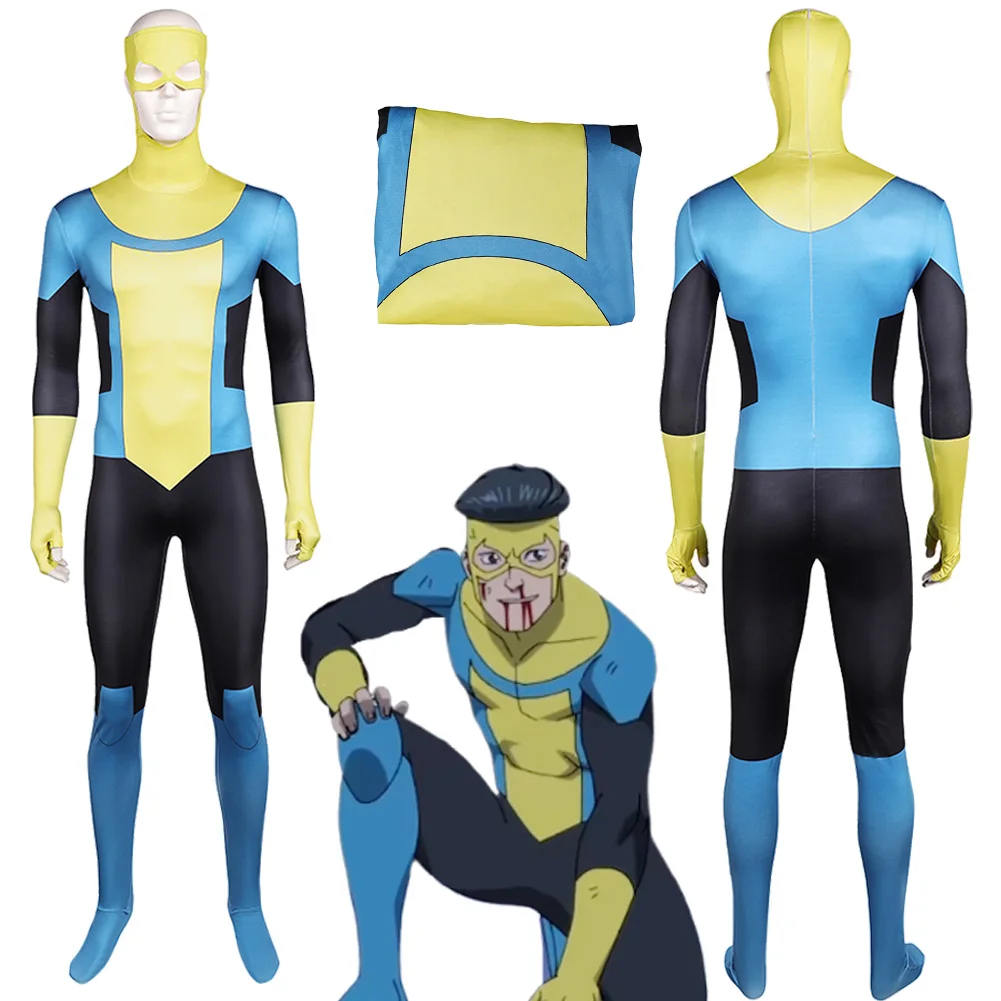 Disguise S3 Mark Grayson Cosplay Clothing Jumpsuit 2025 Cartoon Invincible Costume Men Male Roleplay Fancy Dress Up Party Cloth
Disguise S3 Mark Grayson Cosplay Clothing Jumpsuit 2025 Cartoon Invincible Costume Men Male Roleplay Fancy Dress Up Party Cloth