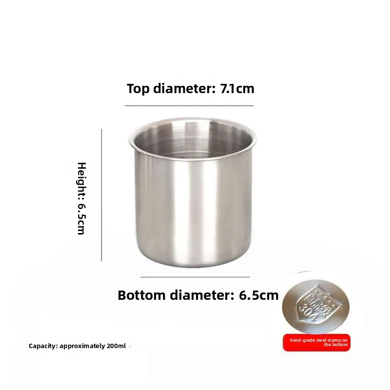 304 Stainless Steel Steamed Egg Soup Bowl with Lid Single Layer Casserole Commercial Use Steamed Vegetable Bowl 10cm
304 Stainless Steel Steamed Egg Soup Bowl with Lid Single Layer Casserole Commercial Use Steamed Vegetable Bowl 10cm