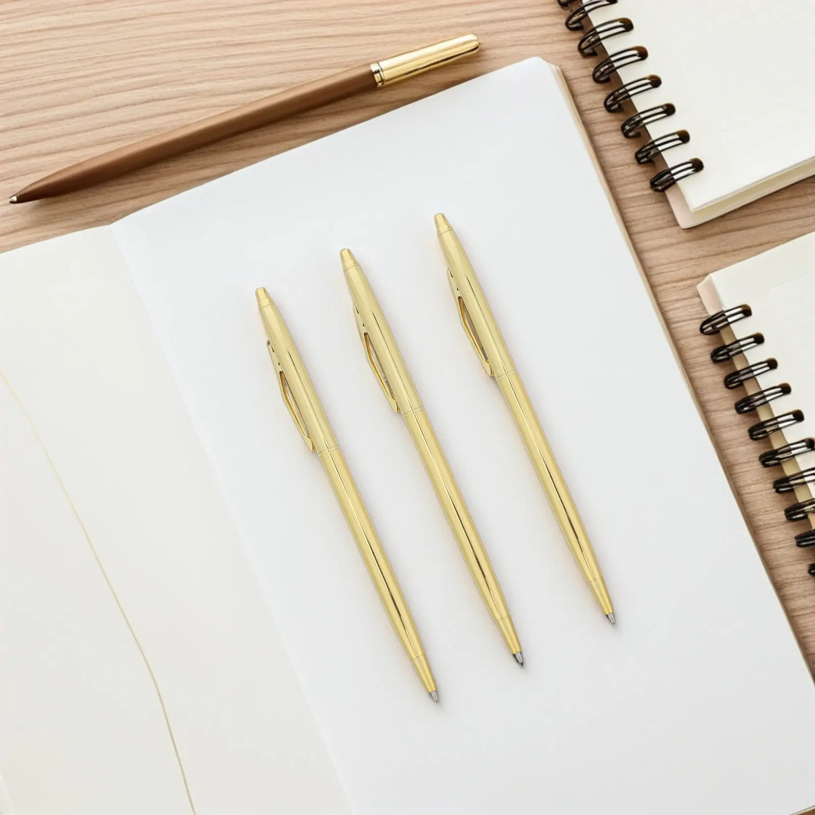 12Pcs Electroplated Metal Ballpoint Pens Slim Design Quick-Dry Ink No-Skip Refillable Professional Office Desk Pen for Business
12Pcs Electroplated Metal Ballpoint Pens Slim Design Quick-Dry Ink No-Skip Refillable Professional Office Desk Pen for Business