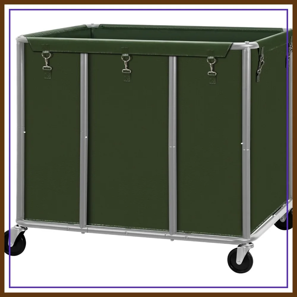 Commercial Laundry Cart 420L Rolling Hamper with Lockable Wheels, Heavy Duty 400 lbs Capacity for Hotels Hospitals
Commercial Laundry Cart 420L Rolling Hamper with Lockable Wheels, Heavy Duty 400 lbs Capacity for Hotels Hospitals
