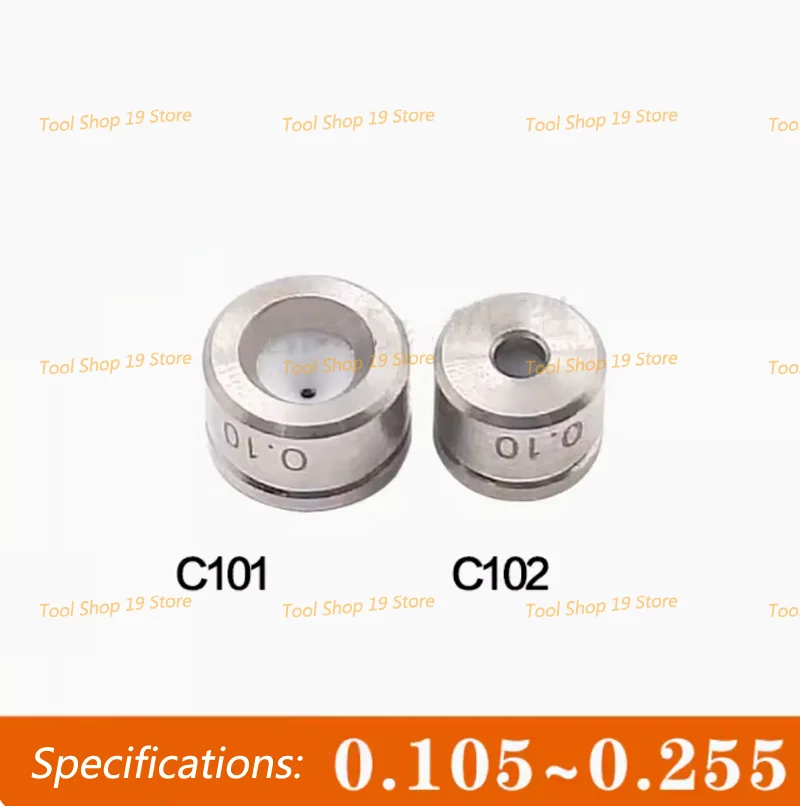 C101+C102 Wire Guide 0.105-0.305mm Diamond Guide for Agie Charmilles Wire Cut EDM Machine
C101+C102 Wire Guide 0.105-0.305mm Diamond Guide for Agie Charmilles Wire Cut EDM Machine