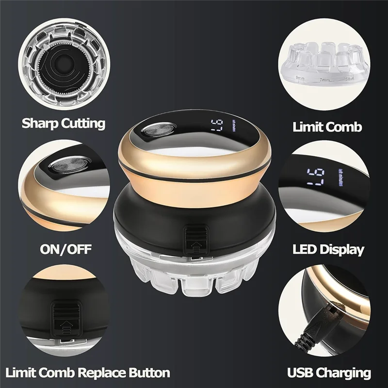 B98A-Профессиональные машинки для стрижки волос для мужчин, автоматический круглый триммер для волос, беспроводной набор для самостоятельной стрижки со светодиодным дисплеем
B98A-Профессиональные машинки для стрижки волос для мужчин, автоматический круглый триммер для волос, беспроводной набор для самостоятельной стрижки со светодиодным дисплеем