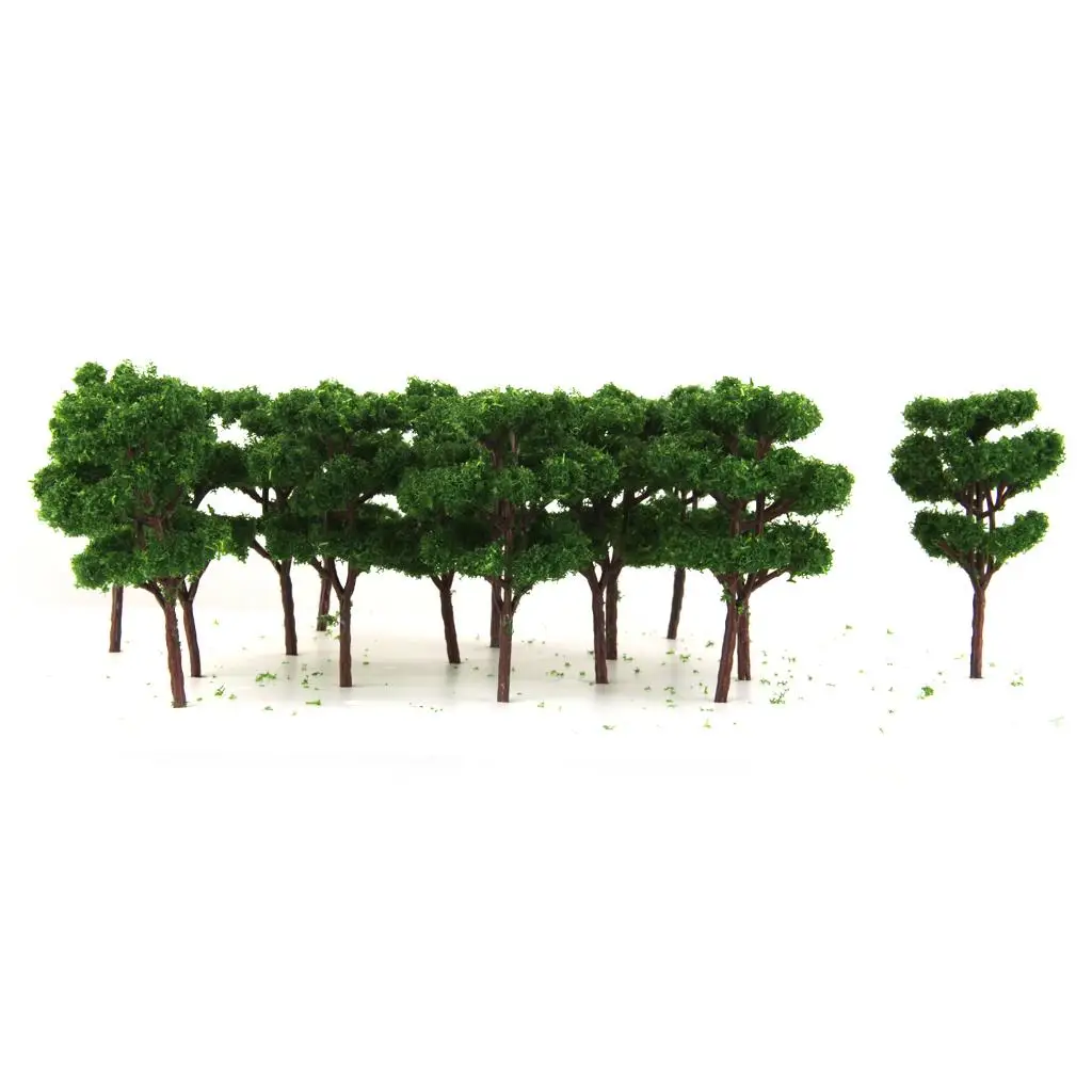 Miniature Green Model Trees Plastic Landscape Garden Layout Trees Scenery Accessories for Z Gauge 1 to 200 Scale
Miniature Green Model Trees Plastic Landscape Garden Layout Trees Scenery Accessories for Z Gauge 1 to 200 Scale
