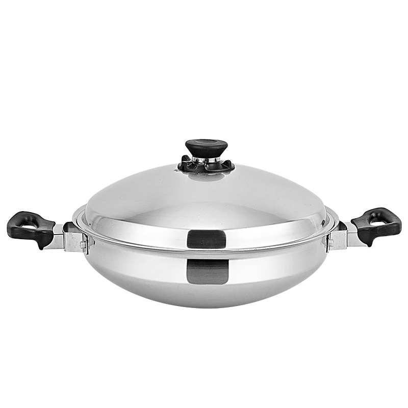 304 stainless steel household waterless Chinese wok
304 stainless steel household waterless Chinese wok