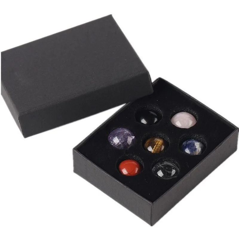 7pcs Gemstone Spheres 7 Chakra Crystal Balls with Gift Box Reiki Healing Crystals Mini Sphere Home Decor
7pcs Gemstone Spheres 7 Chakra Crystal Balls with Gift Box Reiki Healing Crystals Mini Sphere Home Decor