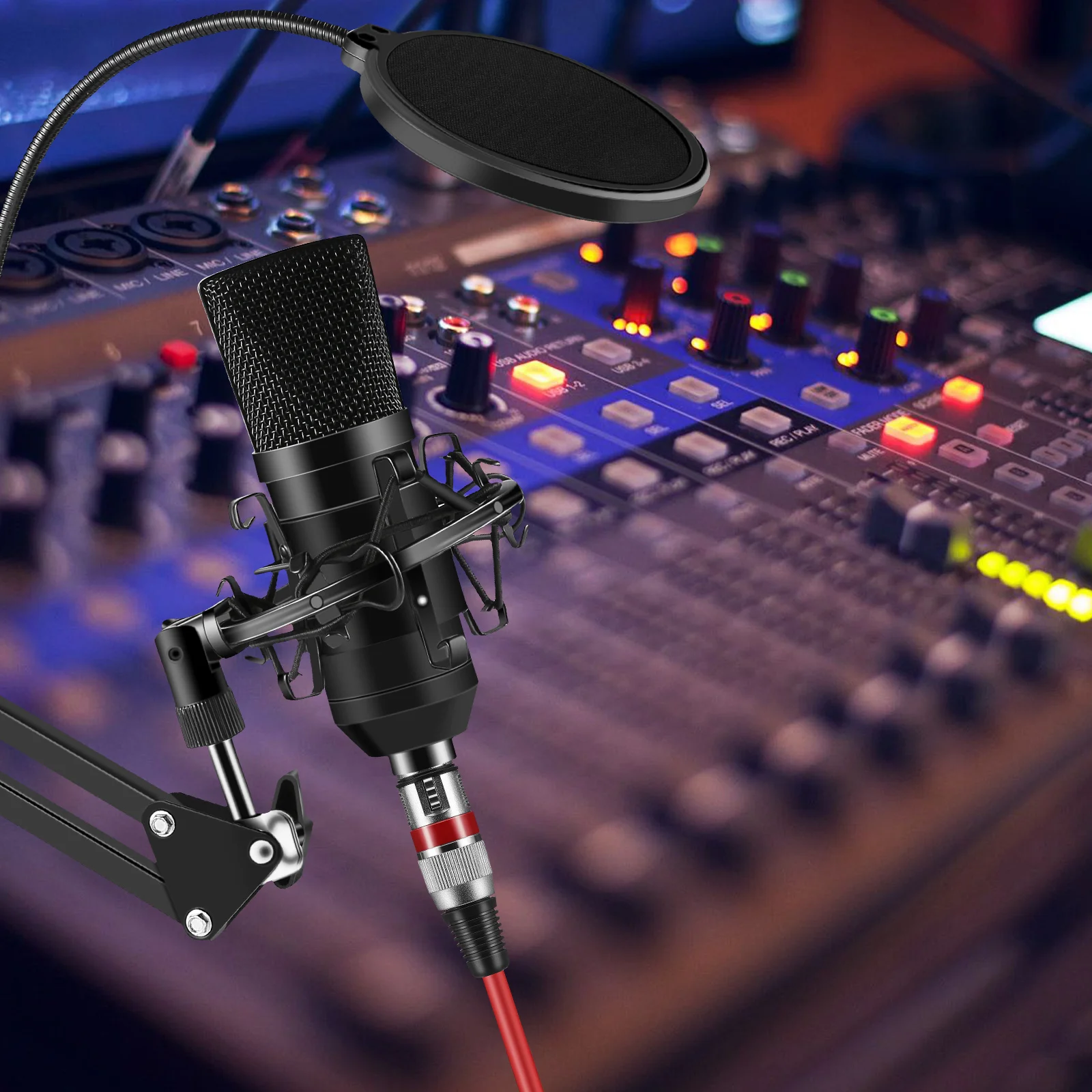 1 Set Microphone Xlr Male To Female 3- Cable Kit Durable Pull-Resistant Design For Speaker Multiple Colors Mic Cables
1 Set Microphone Xlr Male To Female 3- Cable Kit Durable Pull-Resistant Design For Speaker Multiple Colors Mic Cables