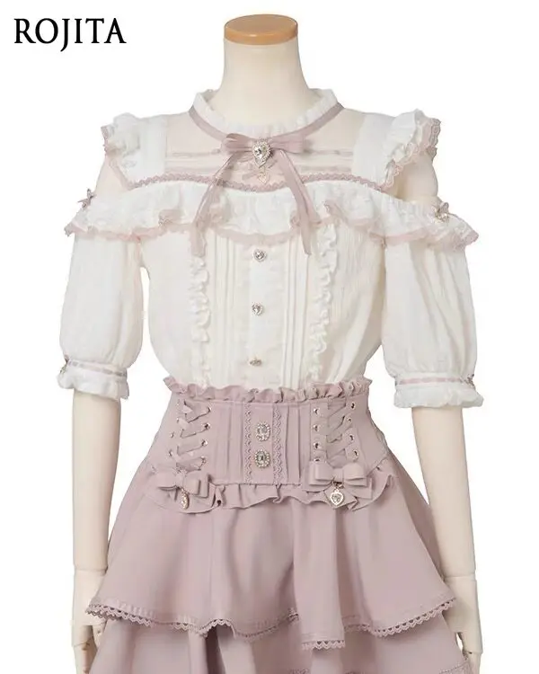 Liz Shirt Japanese Summer Short-sleeve Blouse 2026 New Sweet Cute Lolita Lace Patchwork Long Sleeves Off-shoulder Shirt
Liz Shirt Japanese Summer Short-sleeve Blouse 2026 New Sweet Cute Lolita Lace Patchwork Long Sleeves Off-shoulder Shirt