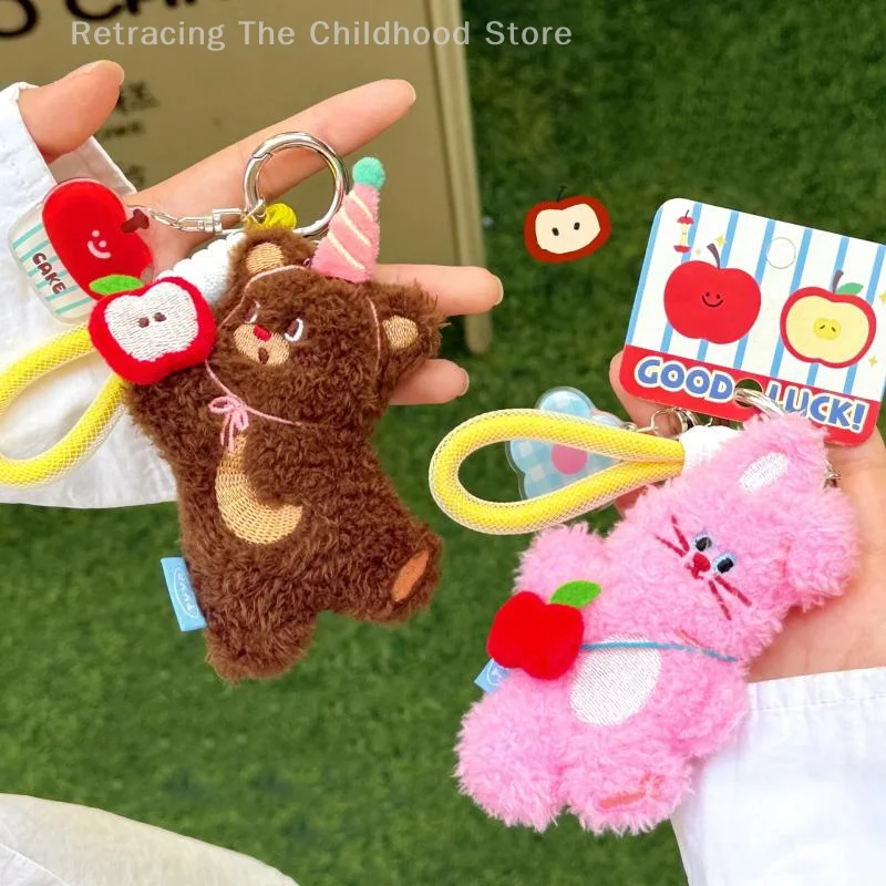 Kawaii Cute Plush Bear Cat Rabbit Doll Pendant Keychain Cartoon Creative Animals Bag Hanging Ornaments Accessories Girl Gifts
Kawaii Cute Plush Bear Cat Rabbit Doll Pendant Keychain Cartoon Creative Animals Bag Hanging Ornaments Accessories Girl Gifts