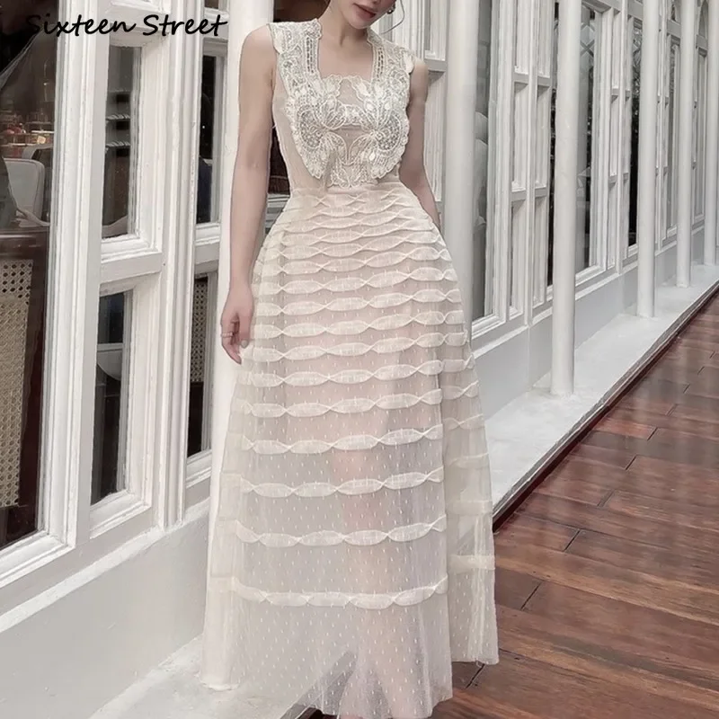 Apricot Luxury Lace Dress Women Elegant Embroidery Floral V Neck Bodycon Dress Evening Party Sleeveless Vestidos Summer
Apricot Luxury Lace Dress Women Elegant Embroidery Floral V Neck Bodycon Dress Evening Party Sleeveless Vestidos Summer