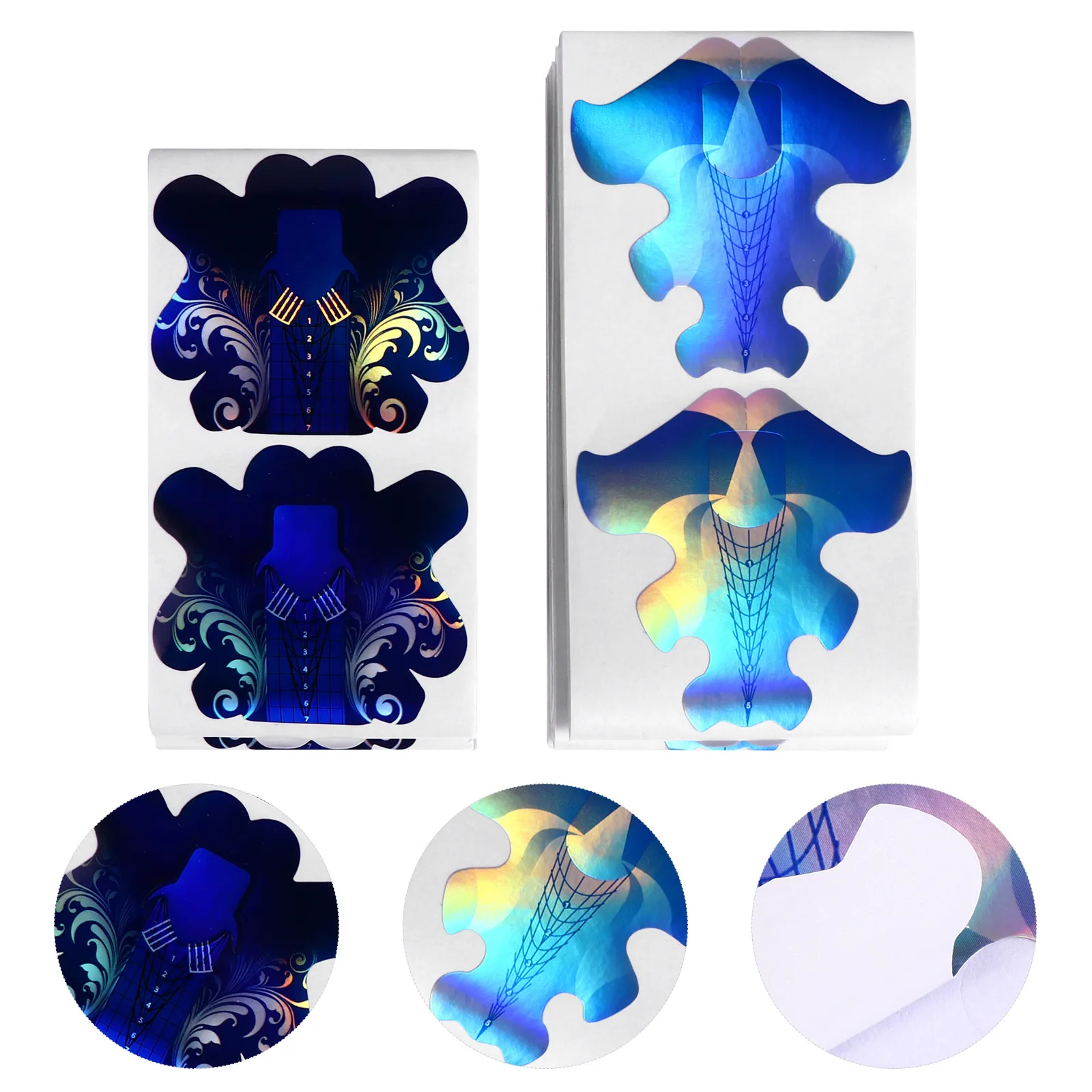 Nail Art Paper Holder DIY Manicure Guide Sticker Tool UV Gel Acrylic Forms Supplies Folded Easy Apply Professional Shop Home Use
Nail Art Paper Holder DIY Manicure Guide Sticker Tool UV Gel Acrylic Forms Supplies Folded Easy Apply Professional Shop Home Use