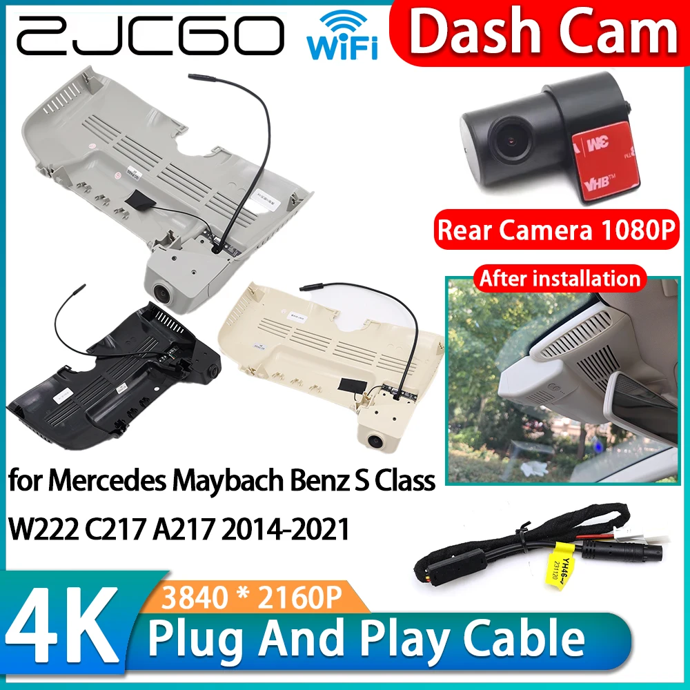 ZJCGO for Mercedes Maybach Benz S Class W222 C217 A217 2014-2021 4K Wifi DVR OEM Car Video Recorder Dash Cam Front Rear Camera
ZJCGO for Mercedes Maybach Benz S Class W222 C217 A217 2014-2021 4K Wifi DVR OEM Car Video Recorder Dash Cam Front Rear Camera