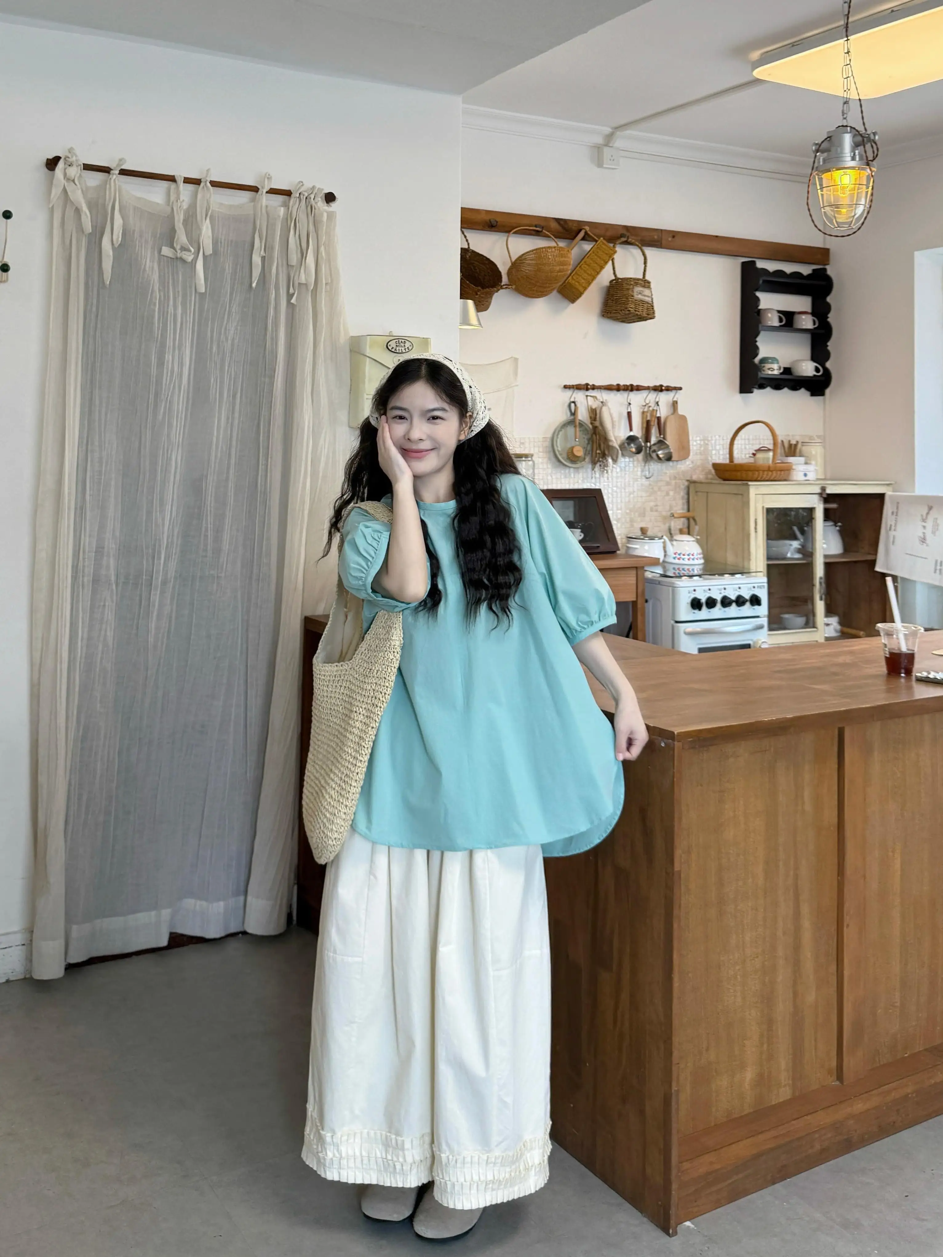 Casual Simple Summer 2026 New Style Women's round Neck Short Sleeve Shirt Loose Lace Long Pants Two-Piece Set Breathable Midw...
Casual Simple Summer 2026 New Style Women's round Neck Short Sleeve Shirt Loose Lace Long Pants Two-Piece Set Breathable Midw...