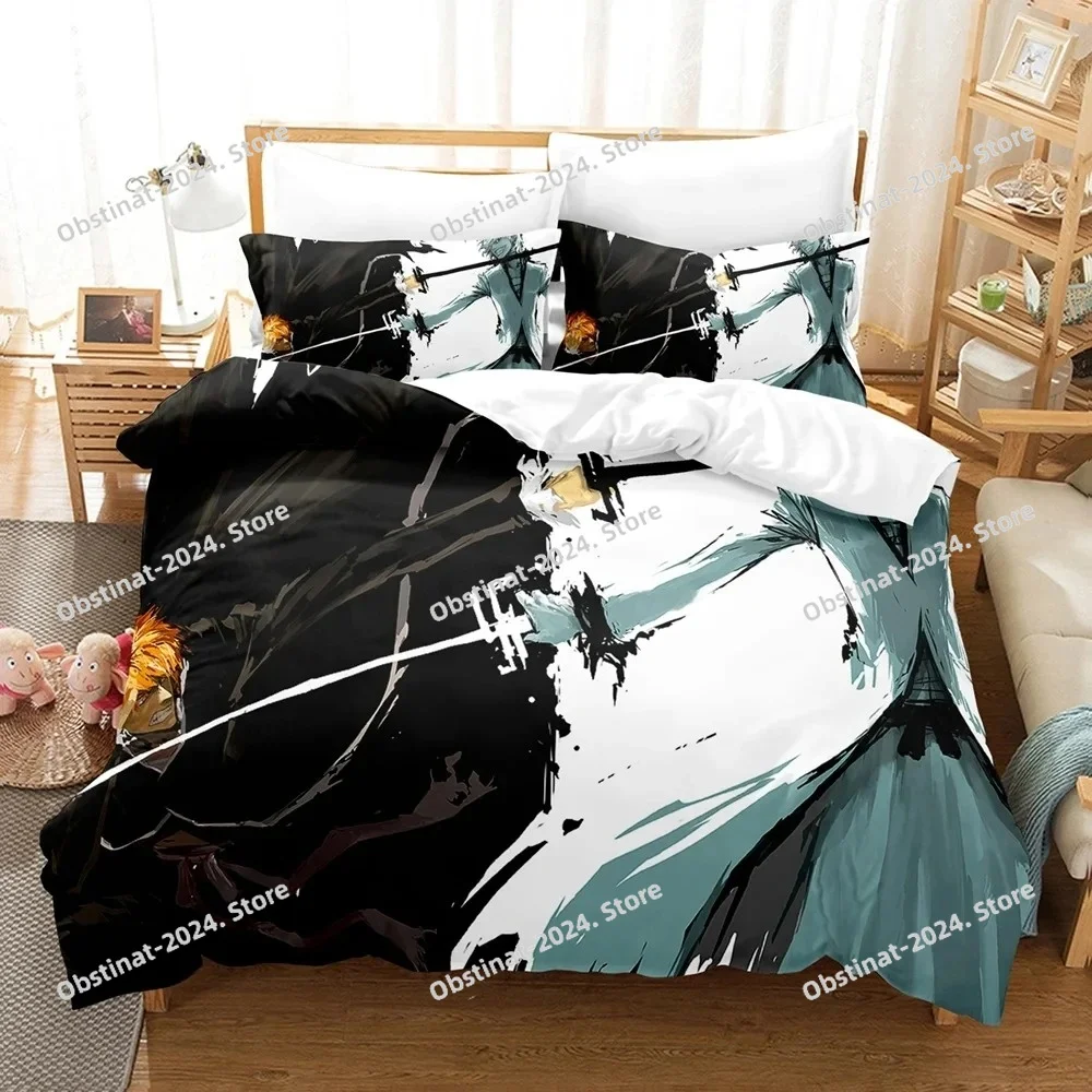 Anime Bleach Kurosaki Ichigo Printed Bed Set Duvet Cover Pillowcase Bedding Set Bed Linen Sheet Quilt Cover Full Queen King Size
Anime Bleach Kurosaki Ichigo Printed Bed Set Duvet Cover Pillowcase Bedding Set Bed Linen Sheet Quilt Cover Full Queen King Size
