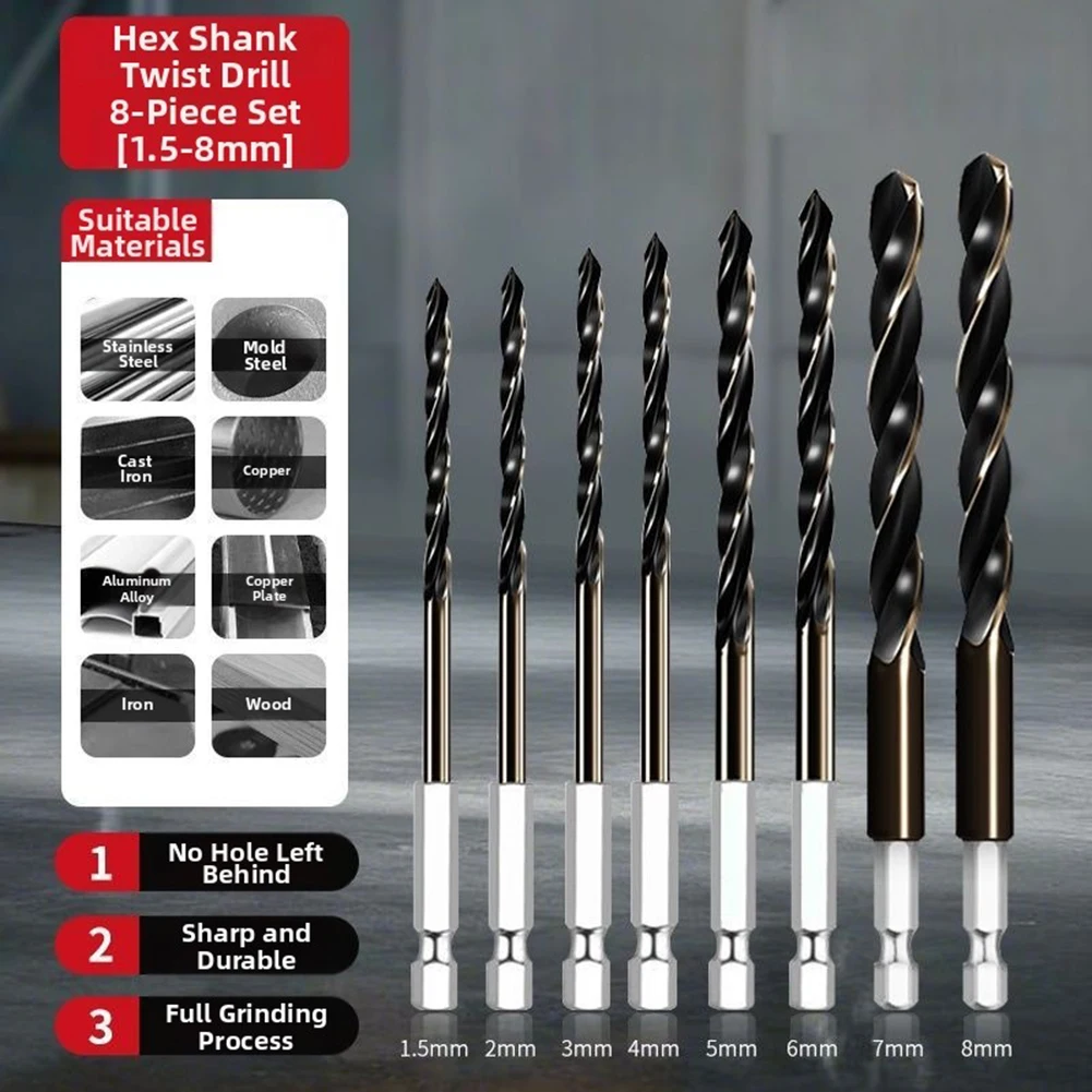 135 Split Point Cobalt Drill Bits For Metalworking Drill Bit Eccentric Cutting Edge U-shaped Flutes Reduces Vibration
135 Split Point Cobalt Drill Bits For Metalworking Drill Bit Eccentric Cutting Edge U-shaped Flutes Reduces Vibration