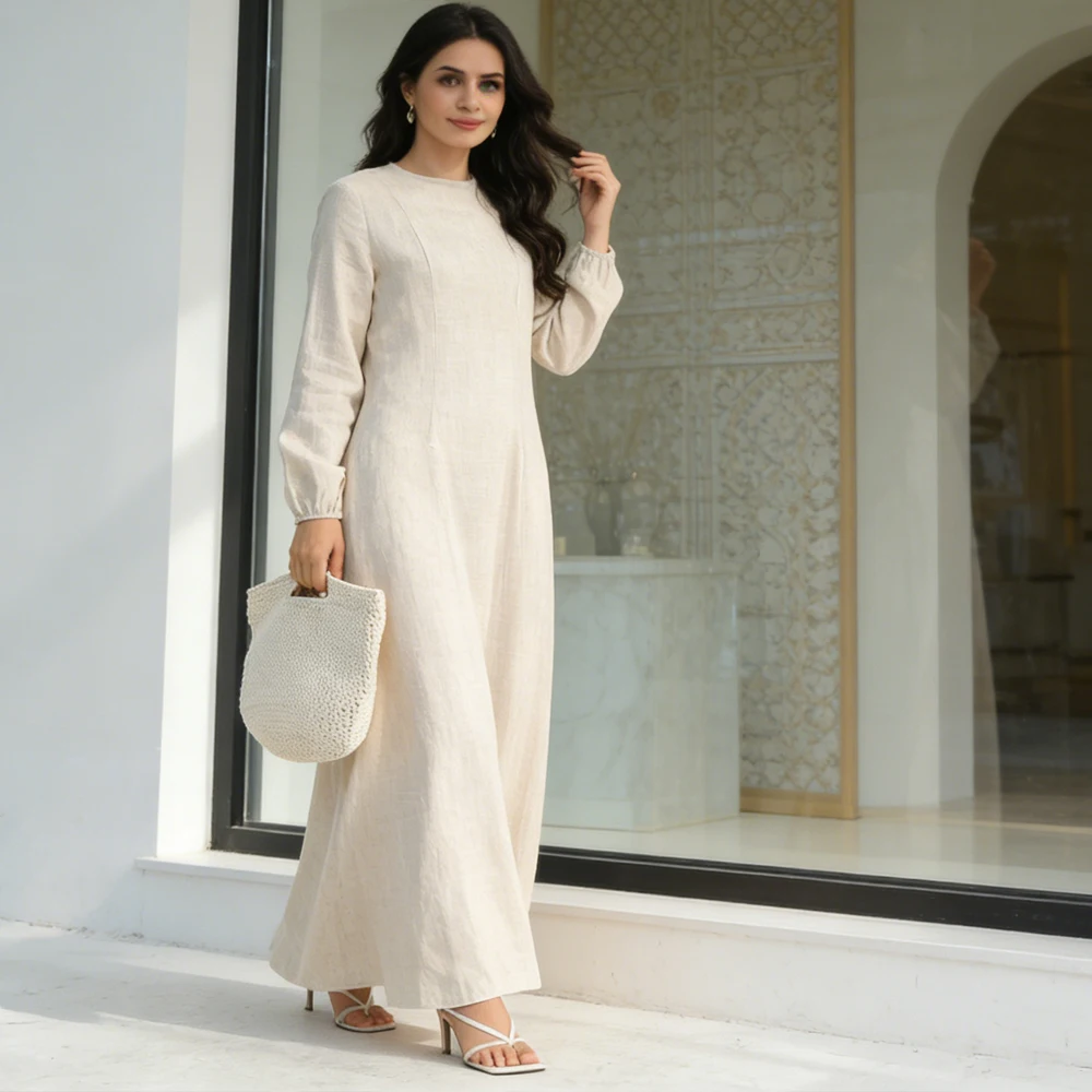 Eid Mubarak Djellaba Abaya Dubai Kaftan Women Muslim Dress Modest Pocket Islam Jalabiya Caftan Femme Robe Longue Vestidos Largo
Eid Mubarak Djellaba Abaya Dubai Kaftan Women Muslim Dress Modest Pocket Islam Jalabiya Caftan Femme Robe Longue Vestidos Largo