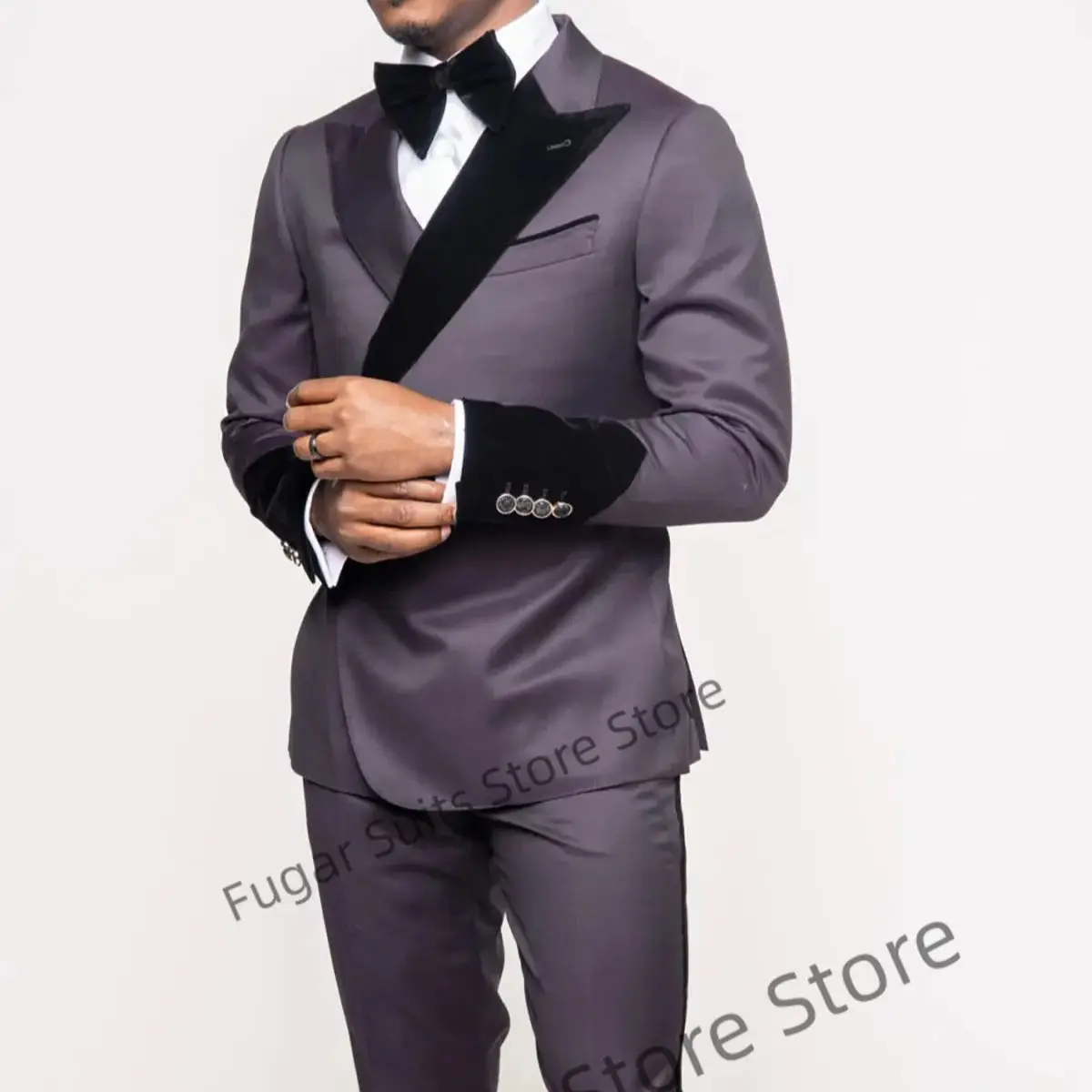 Fashion Dark Violet Wedding Suits For Men Peaked Lapel Groom Tuxedos 2 PCS Sets Business Male Blazer Unique Design Costume Homme
Fashion Dark Violet Wedding Suits For Men Peaked Lapel Groom Tuxedos 2 PCS Sets Business Male Blazer Unique Design Costume Homme