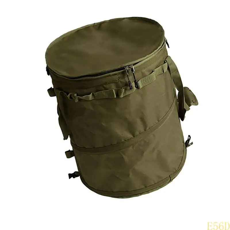 E56D Foldable Garbage Container for Campsites Outdoor Picnics BBQ Camping Trash Can Foldable Garbage Bin with Zippered Lid
E56D Foldable Garbage Container for Campsites Outdoor Picnics BBQ Camping Trash Can Foldable Garbage Bin with Zippered Lid