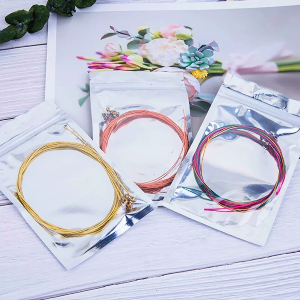 3Sets Folk Guitar Strings Set Acoustic Guitar Metal Strings Durable Reliable Vibrant Sound Performance Musical Instrument String
3Sets Folk Guitar Strings Set Acoustic Guitar Metal Strings Durable Reliable Vibrant Sound Performance Musical Instrument String