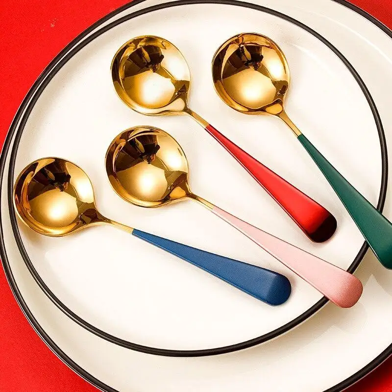 Home Kitchen Spoons Utensils Stainless Steel Metal Spoon Round Head Shape Handle Ice Cream Spoon Coffee Tea Spoon16cm
Home Kitchen Spoons Utensils Stainless Steel Metal Spoon Round Head Shape Handle Ice Cream Spoon Coffee Tea Spoon16cm