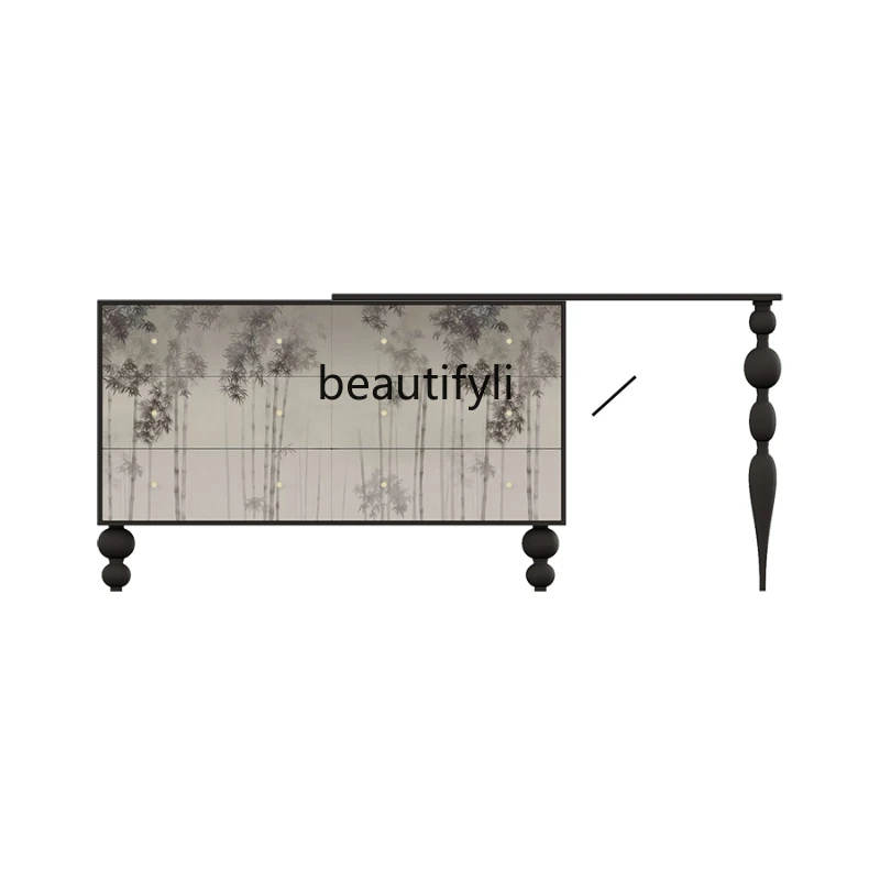 Chinese Style Retro Domestic Bedroom Dresser Chest of Drawers Living Room Entrance Drawer Storage Organizer Entrance Cabinet
Chinese Style Retro Domestic Bedroom Dresser Chest of Drawers Living Room Entrance Drawer Storage Organizer Entrance Cabinet