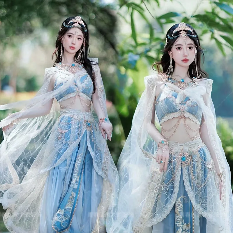 Xishuangbanna Travel Photography Costume Western Princess Flying Heaven Dunhuang Dance Girl Ethnic Style Traditional Hanfu Wo...
Xishuangbanna Travel Photography Costume Western Princess Flying Heaven Dunhuang Dance Girl Ethnic Style Traditional Hanfu Wo...