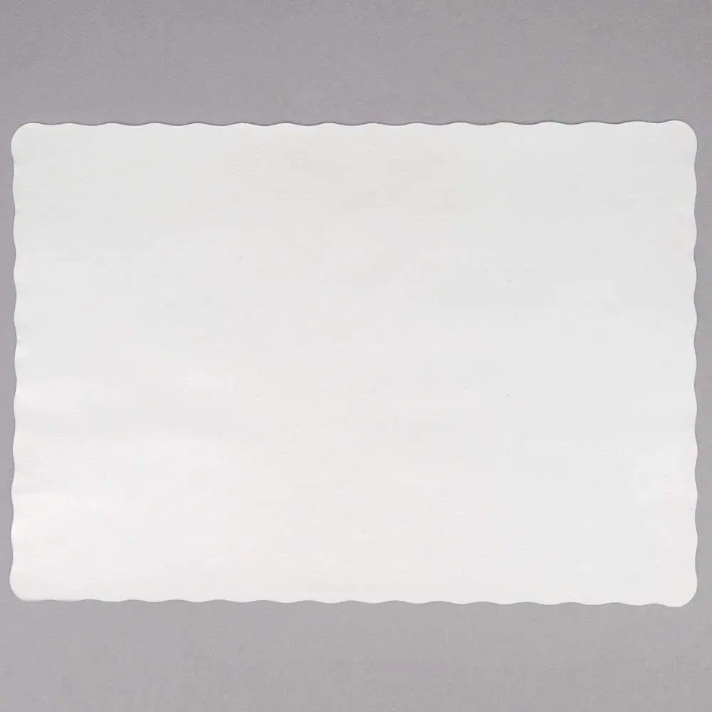 Colored Paper Placemat with Scalloped Edge - 1000/Case Size: 10" x 14" by
Colored Paper Placemat with Scalloped Edge - 1000/Case Size: 10" x 14" by