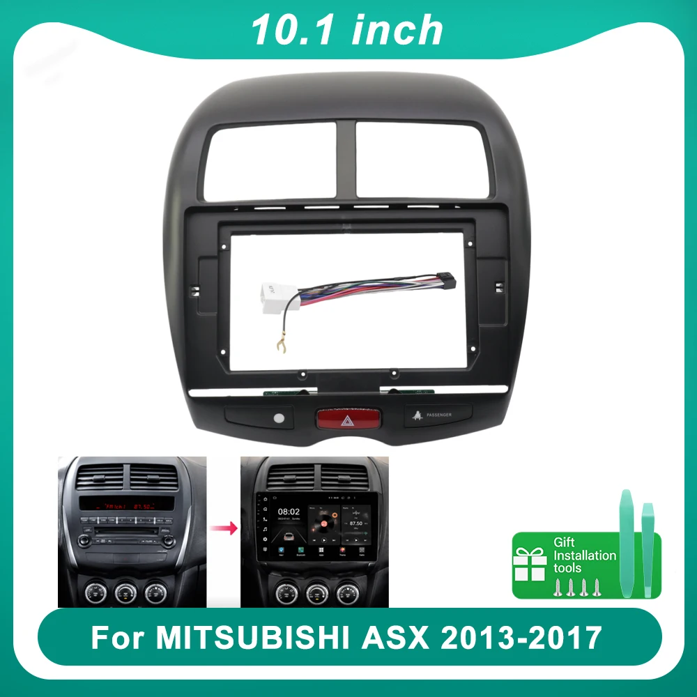 10.1 Inch Car Radio Fascia Frame For Mitsubishi ASX 2013-2017 Android Stereo Dashboard Installation Kit
10.1 Inch Car Radio Fascia Frame For Mitsubishi ASX 2013-2017 Android Stereo Dashboard Installation Kit