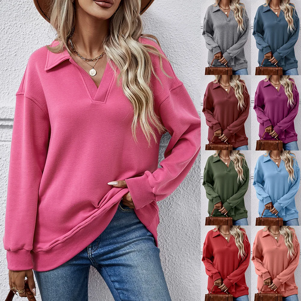 2024 Autumn Women's Hoodie Turn-down Collar Long Sleeve Thicken Keep Warm Female New Winter Casual Trendy Lady Clothes T883
2024 Autumn Women's Hoodie Turn-down Collar Long Sleeve Thicken Keep Warm Female New Winter Casual Trendy Lady Clothes T883