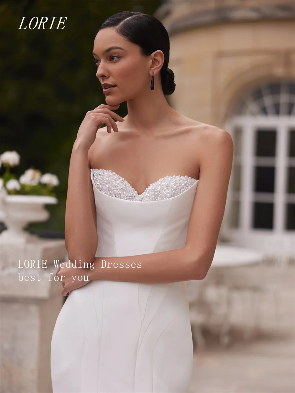 LORIE Luxury Mermaid Civil Wedding Dress Gala Sweetheart Bridal Dresses Beading Engagement Wedding Gown Customized 2026
LORIE Luxury Mermaid Civil Wedding Dress Gala Sweetheart Bridal Dresses Beading Engagement Wedding Gown Customized 2026