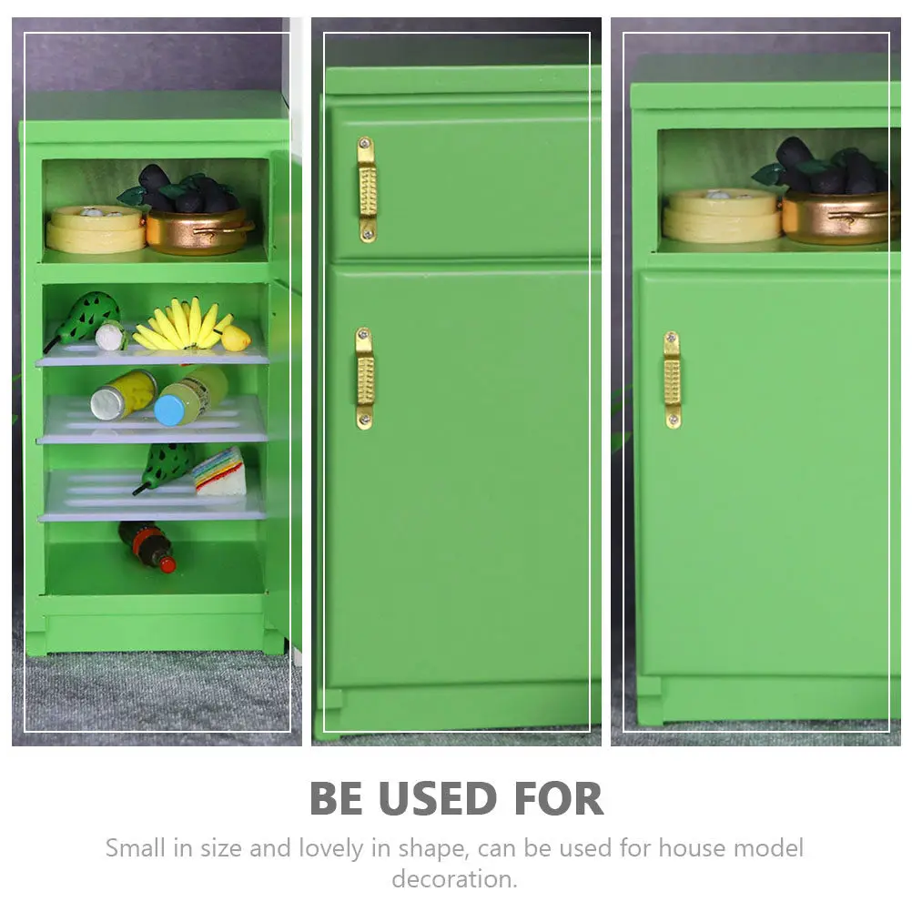 Miniature Refrigerator for Mini House Exquisite Workmanship Small Size Lovely Shape Decorative Fridge Accessory for Mini House
Miniature Refrigerator for Mini House Exquisite Workmanship Small Size Lovely Shape Decorative Fridge Accessory for Mini House