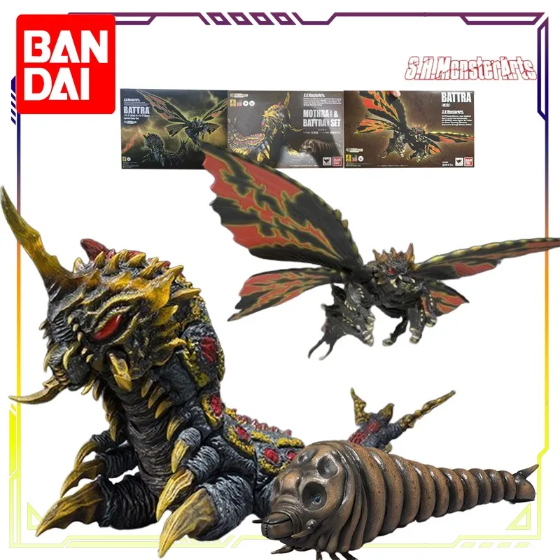 BANDAI Original S.H.MonsterArts Series Batlamos Larvae SET\ Batra Adult Anime Action Figure Model Toys Ornaments Gifts for Boys
BANDAI Original S.H.MonsterArts Series Batlamos Larvae SET\ Batra Adult Anime Action Figure Model Toys Ornaments Gifts for Boys