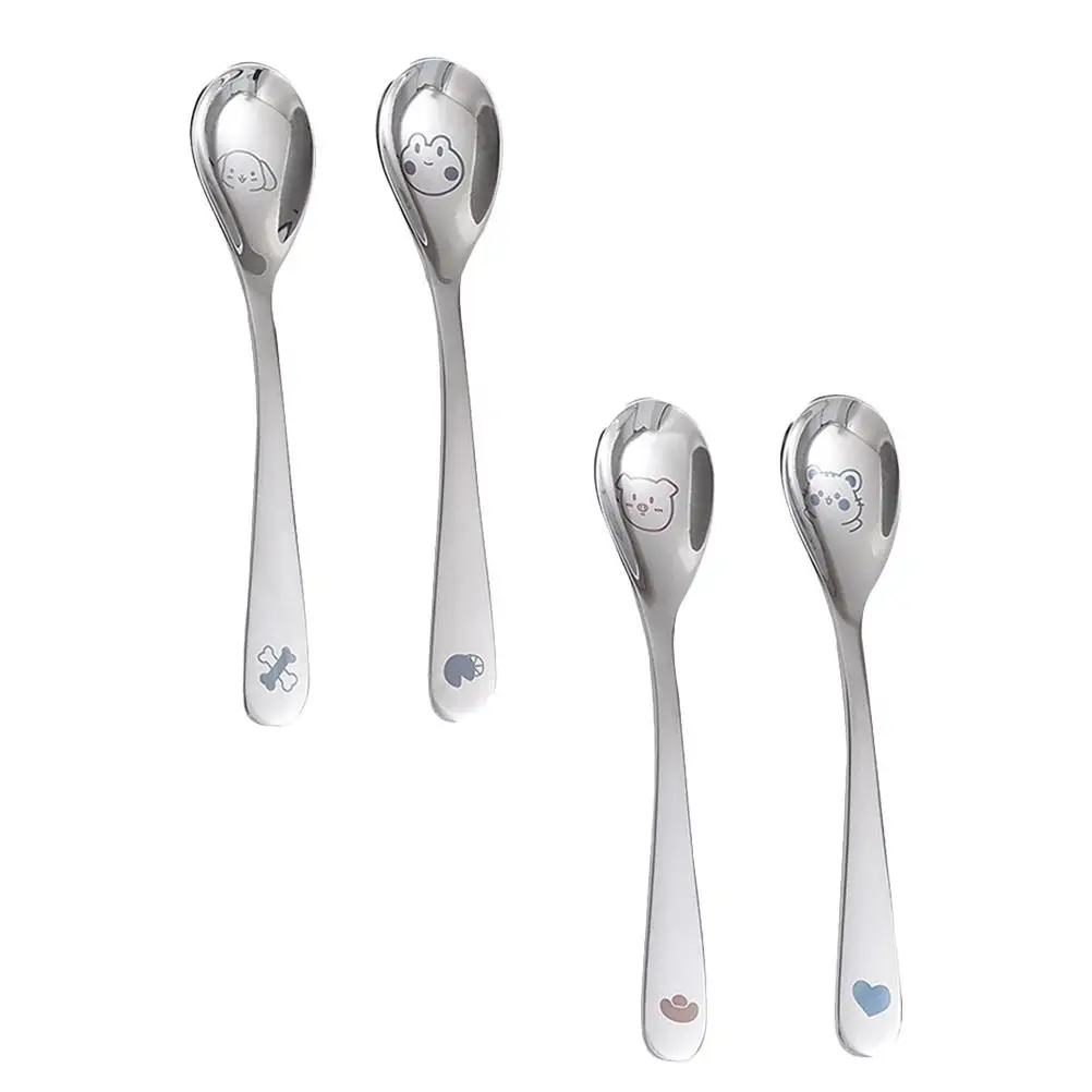 4 Pcs Baby Spoon Stainless Steel Cartoon Pattern Kids Feeding Tool Rounded Edge Safe Mouth Cavity Easy Clean Set 4 Spoons
4 Pcs Baby Spoon Stainless Steel Cartoon Pattern Kids Feeding Tool Rounded Edge Safe Mouth Cavity Easy Clean Set 4 Spoons