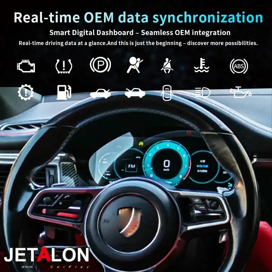 10.25" Linux Car LCD Digital Instrument Cluster Dashboard Panel For Porsche Macan 2014-2025 Virtual Cockpit Speedometer Carplay
10.25" Linux Car LCD Digital Instrument Cluster Dashboard Panel For Porsche Macan 2014-2025 Virtual Cockpit Speedometer Carplay