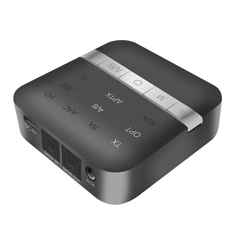 2In1 Bluetooth 5.0 Receiver Transmitter 120M Optical Fiber Adapter AUX APTX Wireless Audio Receptor With APP Remote Control
2In1 Bluetooth 5.0 Receiver Transmitter 120M Optical Fiber Adapter AUX APTX Wireless Audio Receptor With APP Remote Control