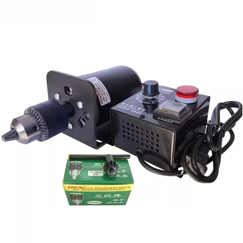 400W Drill Chuck Spindle Forward and Reverse Speed governor B12 B16 Engraving Machine Spindle Motor Small Bench Drill
400W Drill Chuck Spindle Forward and Reverse Speed governor B12 B16 Engraving Machine Spindle Motor Small Bench Drill