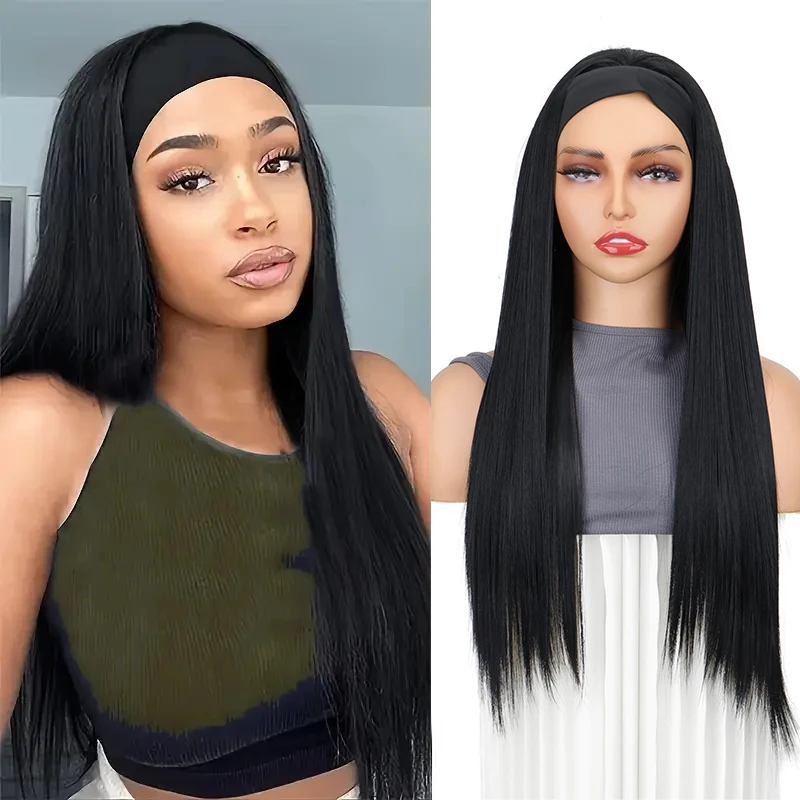 Синтетические 26-дюймовые термостойкие волосы, черная повязка на голову, длинная прямая эластичная сетчатая шапочка, парик для женщин, гладкая прическа
Синтетические 26-дюймовые термостойкие волосы, черная повязка на голову, длинная прямая эластичная сетчатая шапочка, парик для женщин, гладкая прическа