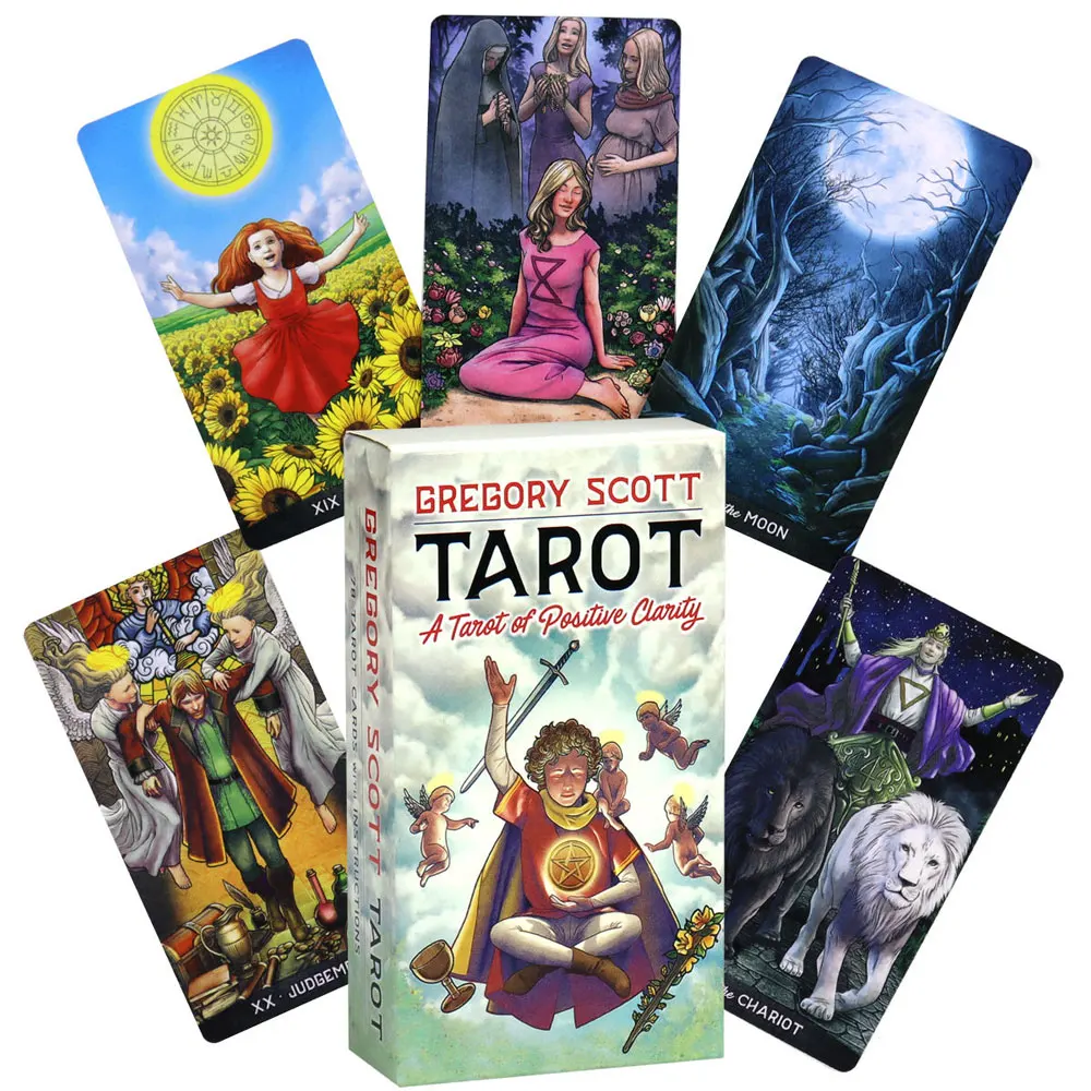 Hot selling Gregory Scott Tarot Leisure Entertainment Card Family Gathering Divination Deck Tarot Board Playing Game Card
Hot selling Gregory Scott Tarot Leisure Entertainment Card Family Gathering Divination Deck Tarot Board Playing Game Card
