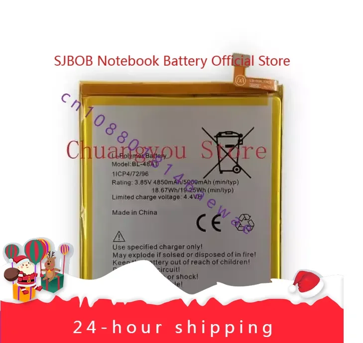 for Voice Transmission Tecno L9 /L9 plus Mobile Phone BL-48AT Large Capacity Built-in Battery New Battery
for Voice Transmission Tecno L9 /L9 plus Mobile Phone BL-48AT Large Capacity Built-in Battery New Battery