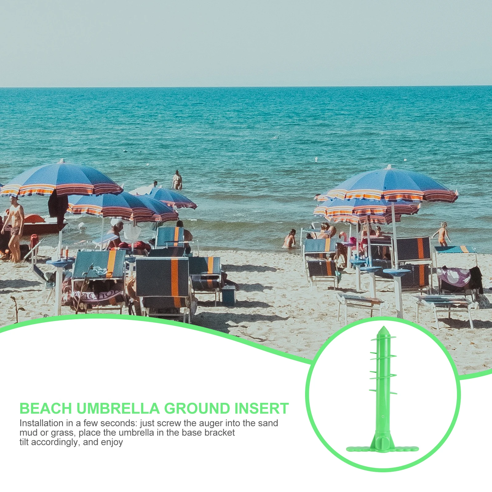 Plastic Umbrella Base Spiral Design Beach S Anchor Windproof Holder Camping Tool Outdoor Furniture Lightweight Compact
Plastic Umbrella Base Spiral Design Beach S Anchor Windproof Holder Camping Tool Outdoor Furniture Lightweight Compact