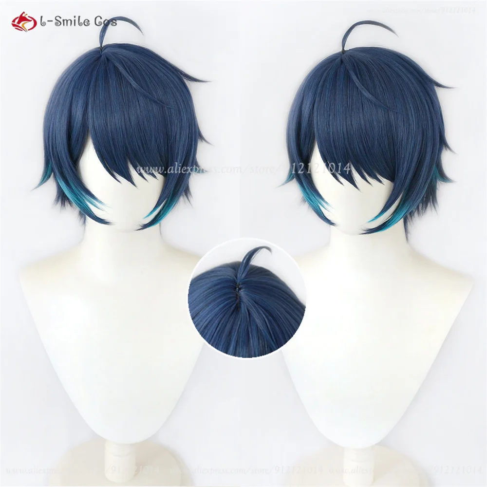 Anime Deuce Spade Cosplay Wig 30cm Dark Blue Mixed Wigs Heat Resistant Synthetic Hair Men's Anime Wigs For Halloween Role Play
Anime Deuce Spade Cosplay Wig 30cm Dark Blue Mixed Wigs Heat Resistant Synthetic Hair Men's Anime Wigs For Halloween Role Play