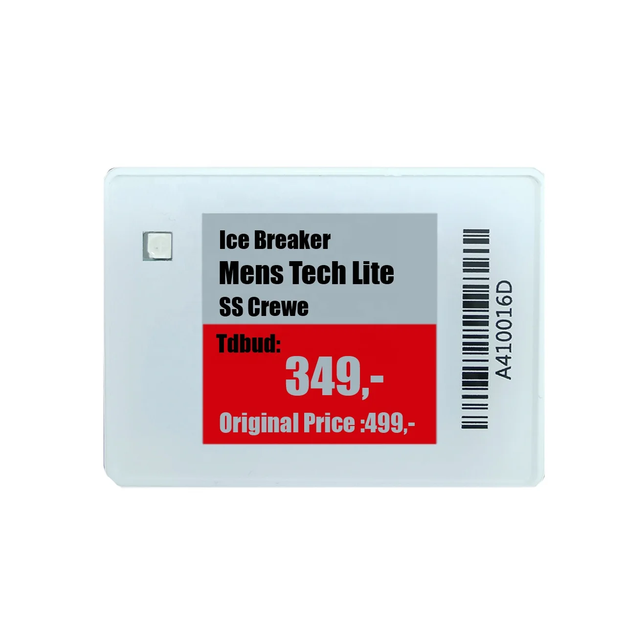 1.54 Inch Supermarket E-ink Epaper Display Wifi Wireless Esl Electronic Shelf Label Epaper Digital Price Tag for Clothing Shop
1.54 Inch Supermarket E-ink Epaper Display Wifi Wireless Esl Electronic Shelf Label Epaper Digital Price Tag for Clothing Shop