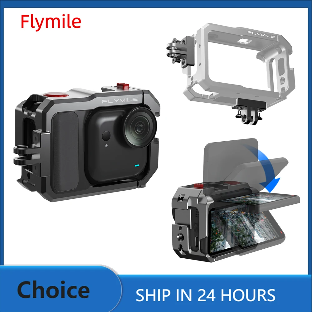 Flymile Cage Metal Protective Case for Insta360 GO Ultra Accessories Aluminum Alloy Frame Cage Cold Shoe Expansion Mounts
Flymile Cage Metal Protective Case for Insta360 GO Ultra Accessories Aluminum Alloy Frame Cage Cold Shoe Expansion Mounts